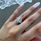 TERA MARQUISE COMBINED WITH HEART DIAMONDS ENGAGEMENT RING