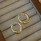 LENI earrings L combo gold