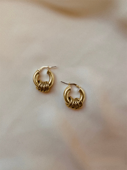 LENI earrings S COMBO gold