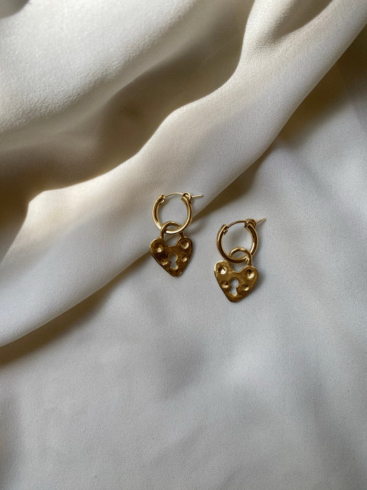 RUTH earrings Yellow gold 18k