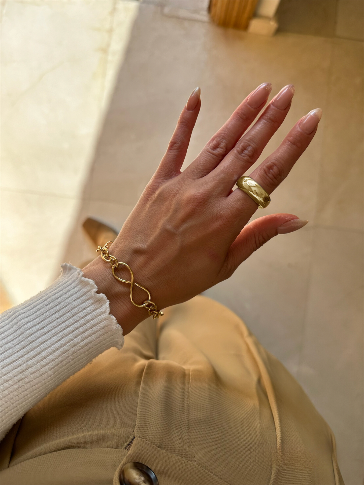 Cléo ring gold