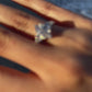 TERA MARQUISE COMBINED WITH HEART DIAMONDS ENGAGEMENT RING