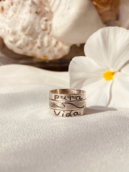 PURA VIDA rings set